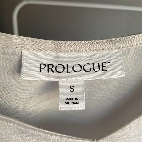 White Shimmer Blouse - Picture 4 of 4